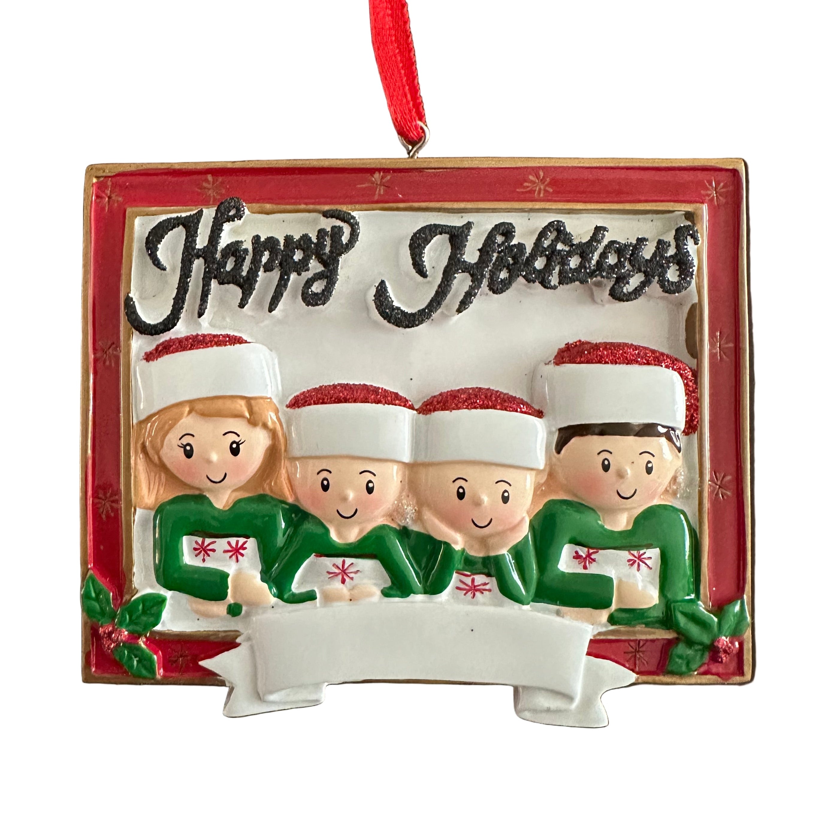 Happy Holidays Family of 4