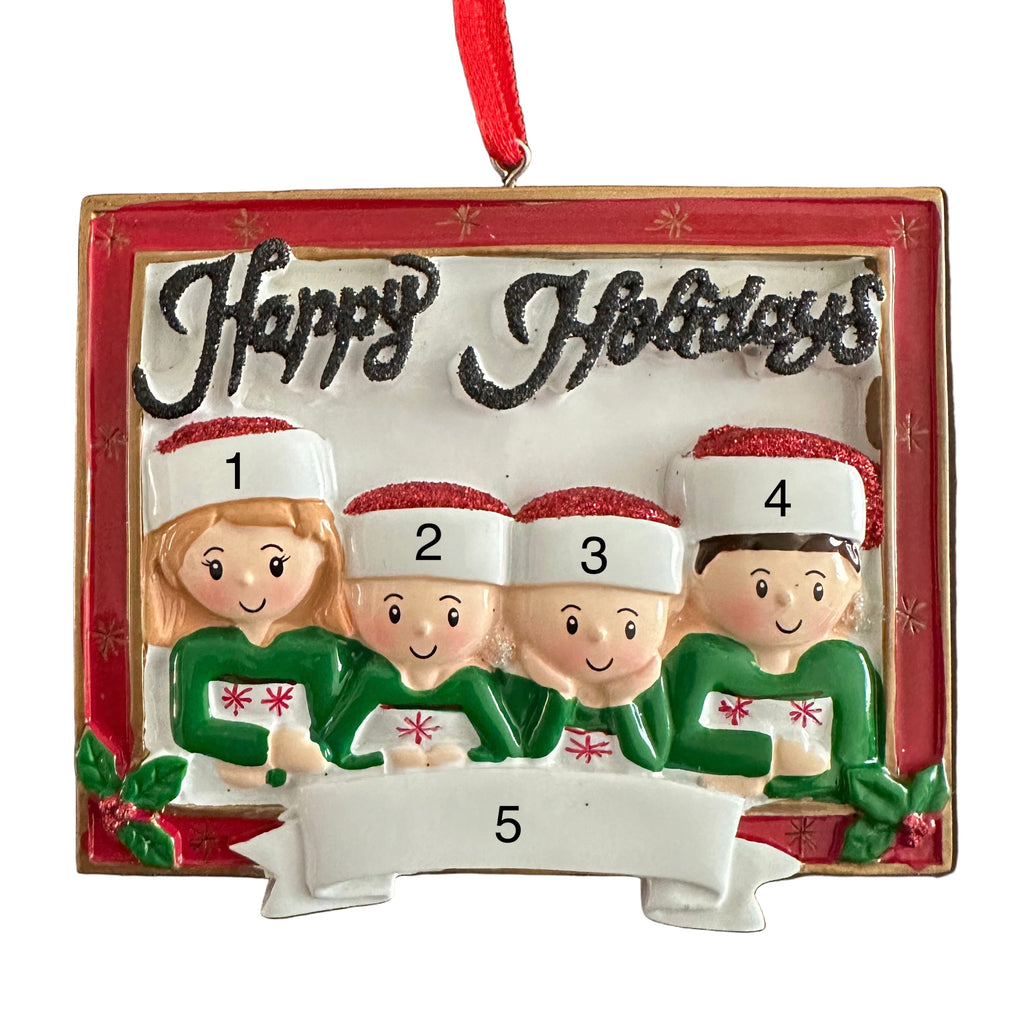 Happy Holidays Family of 4