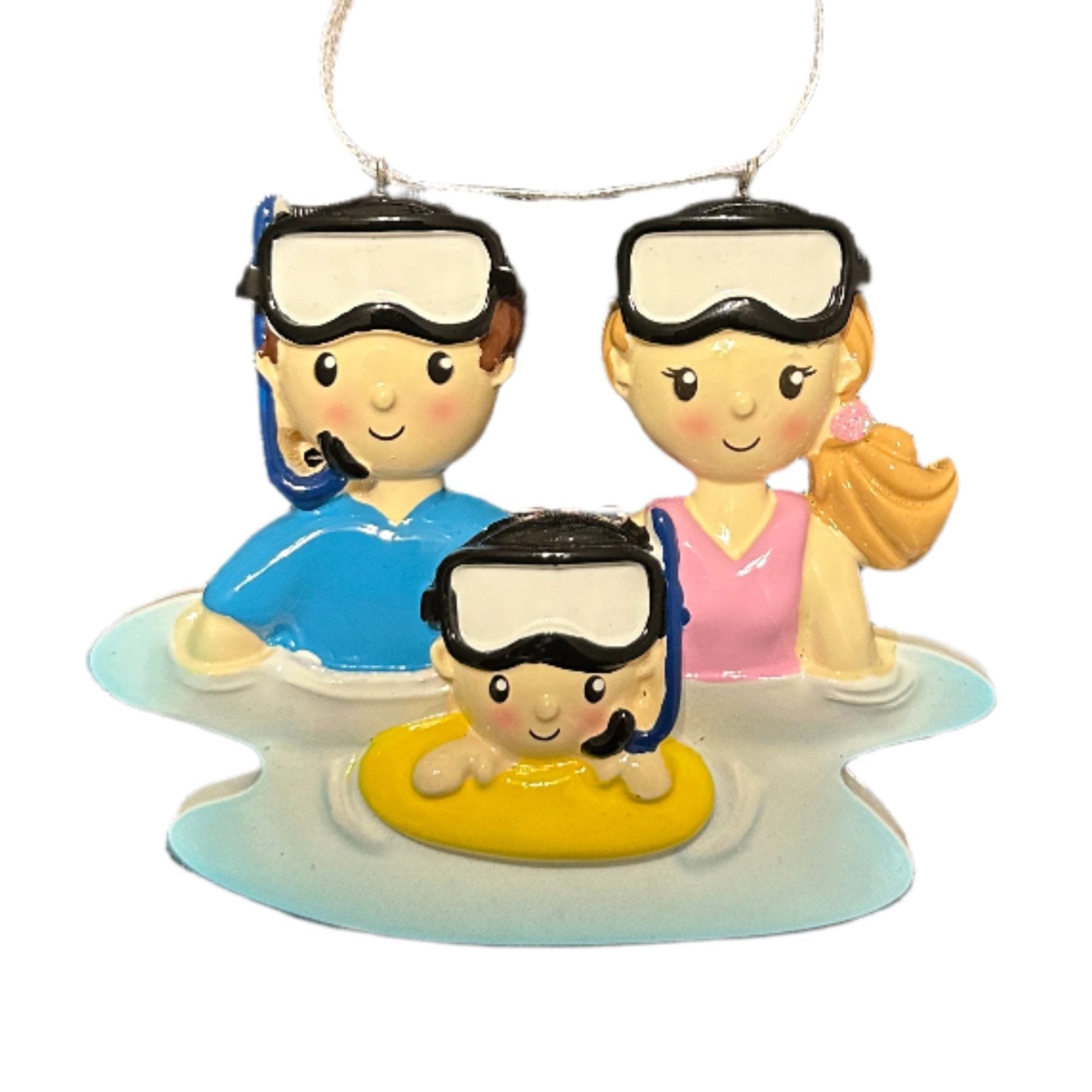 Snorkeling Family of 3