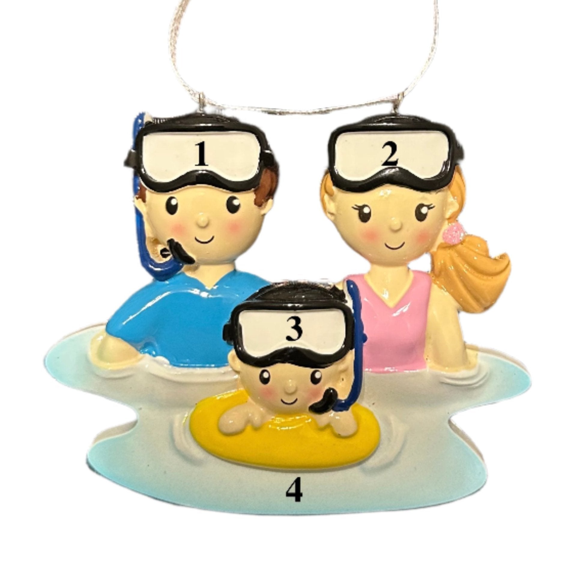 Snorkeling Family of 3