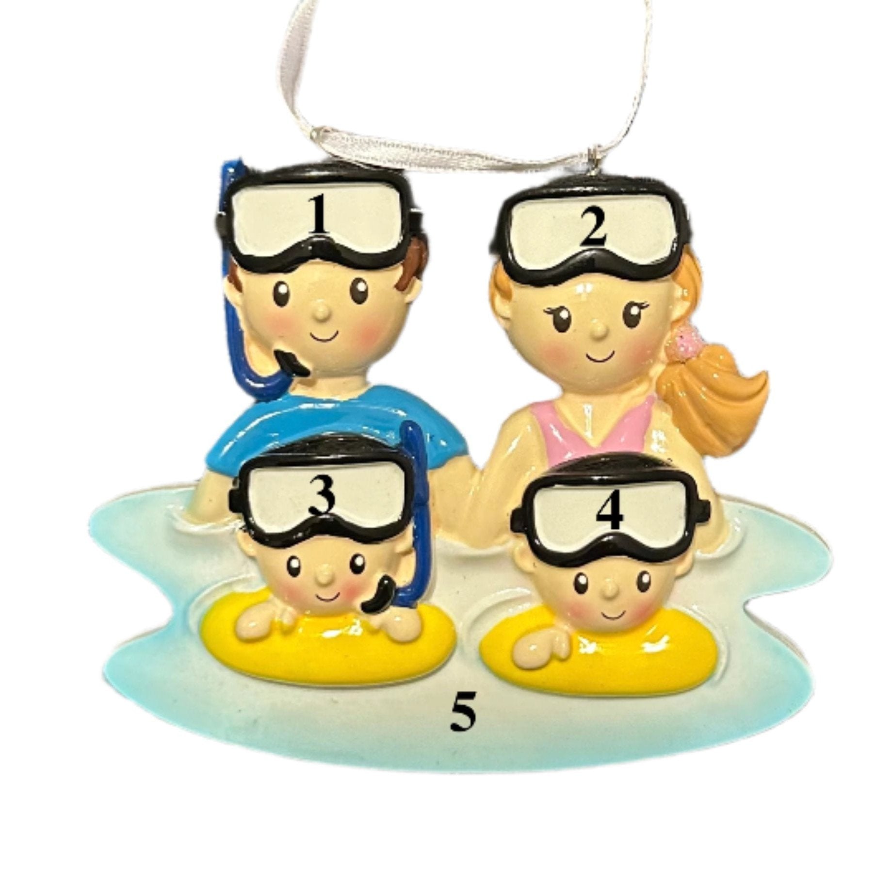 Snorkeling Family of 4