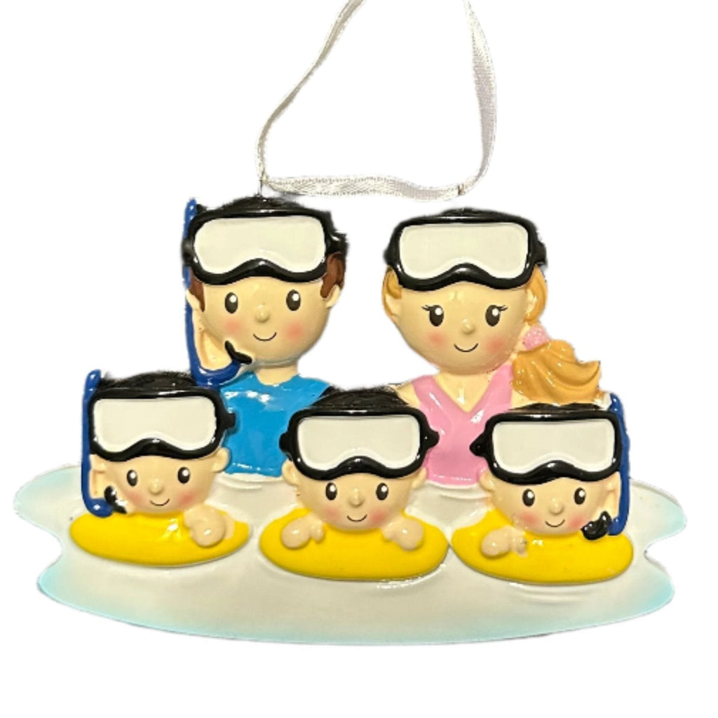 Snorkeling Family of 5