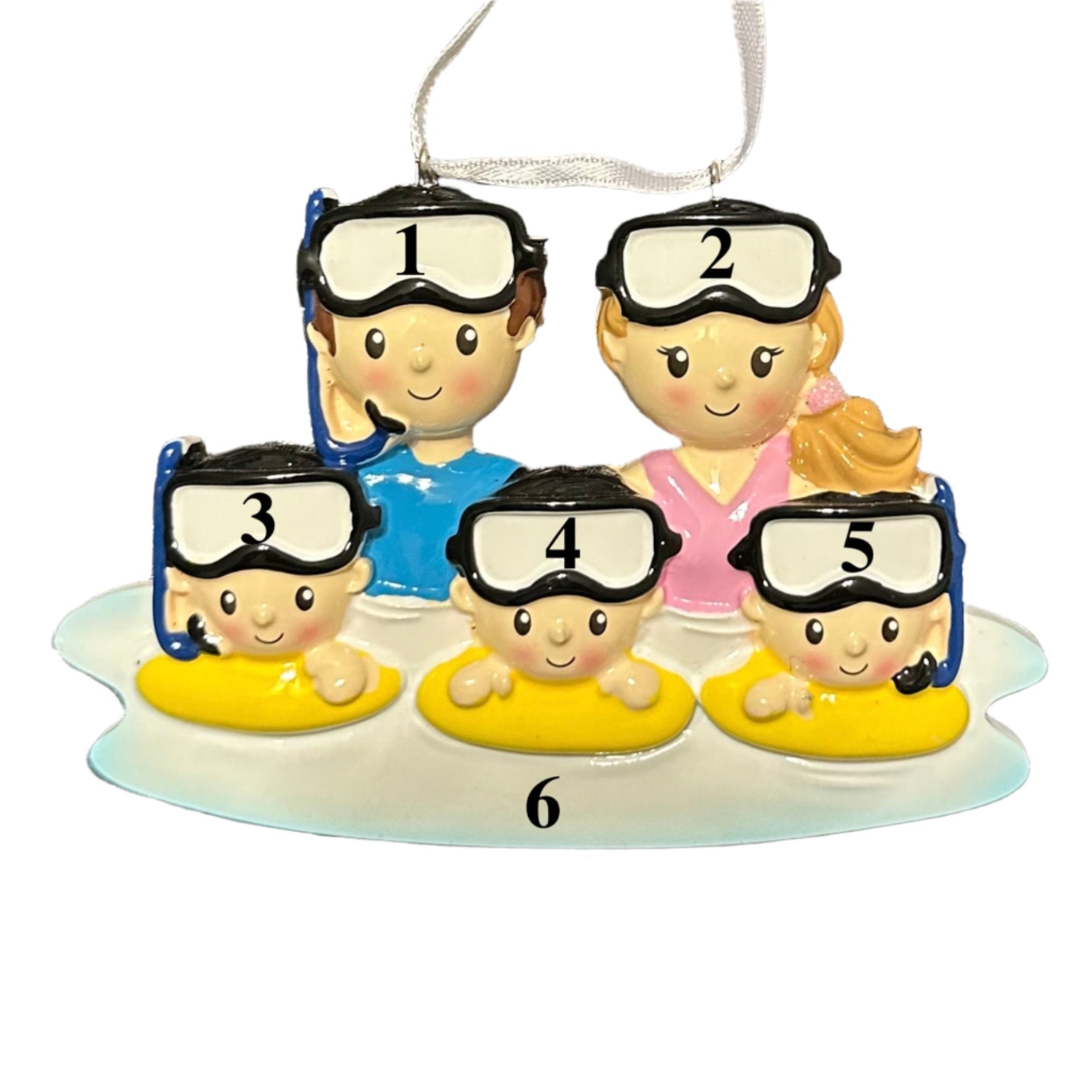 Snorkeling Family of 5