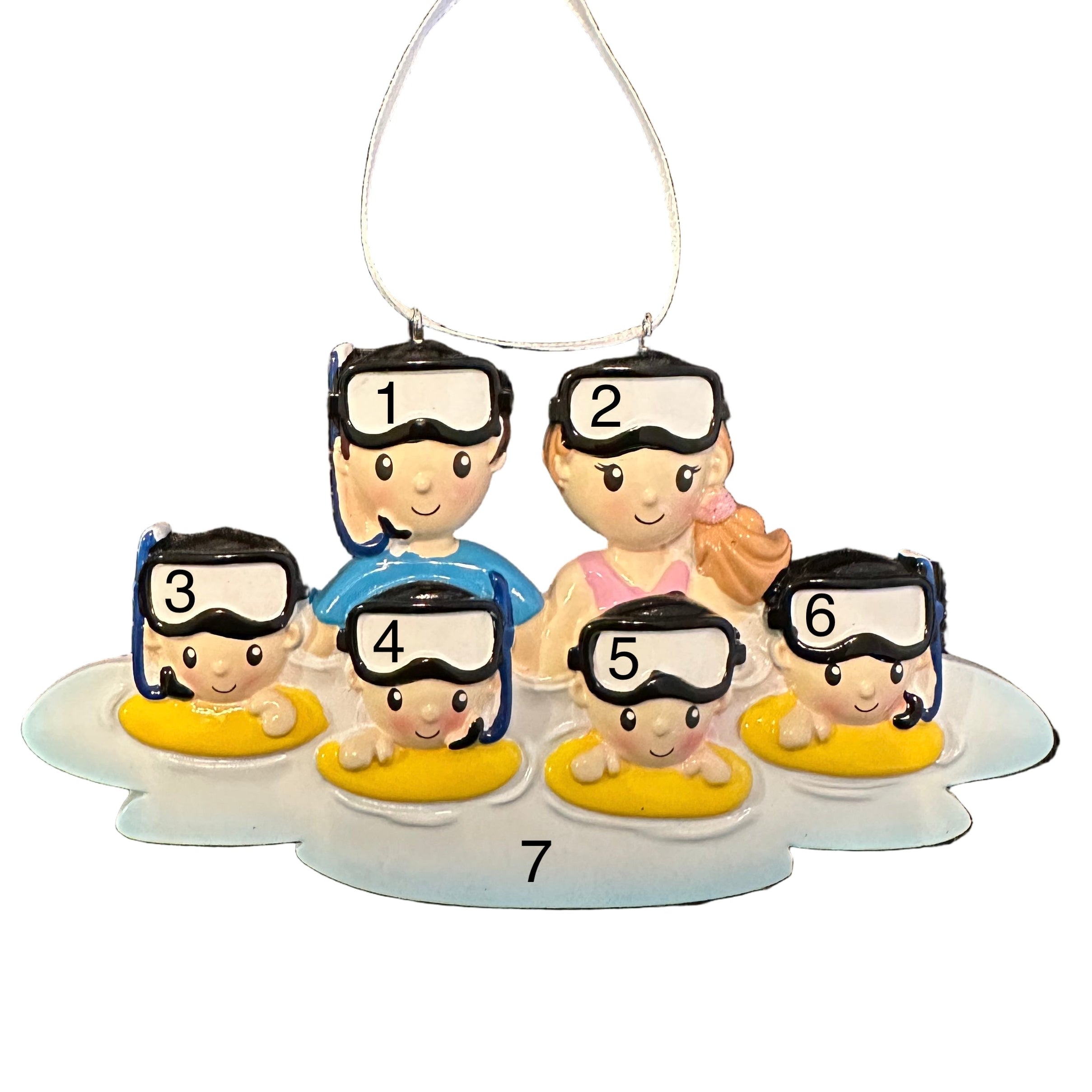 Snorkeling Family of 6