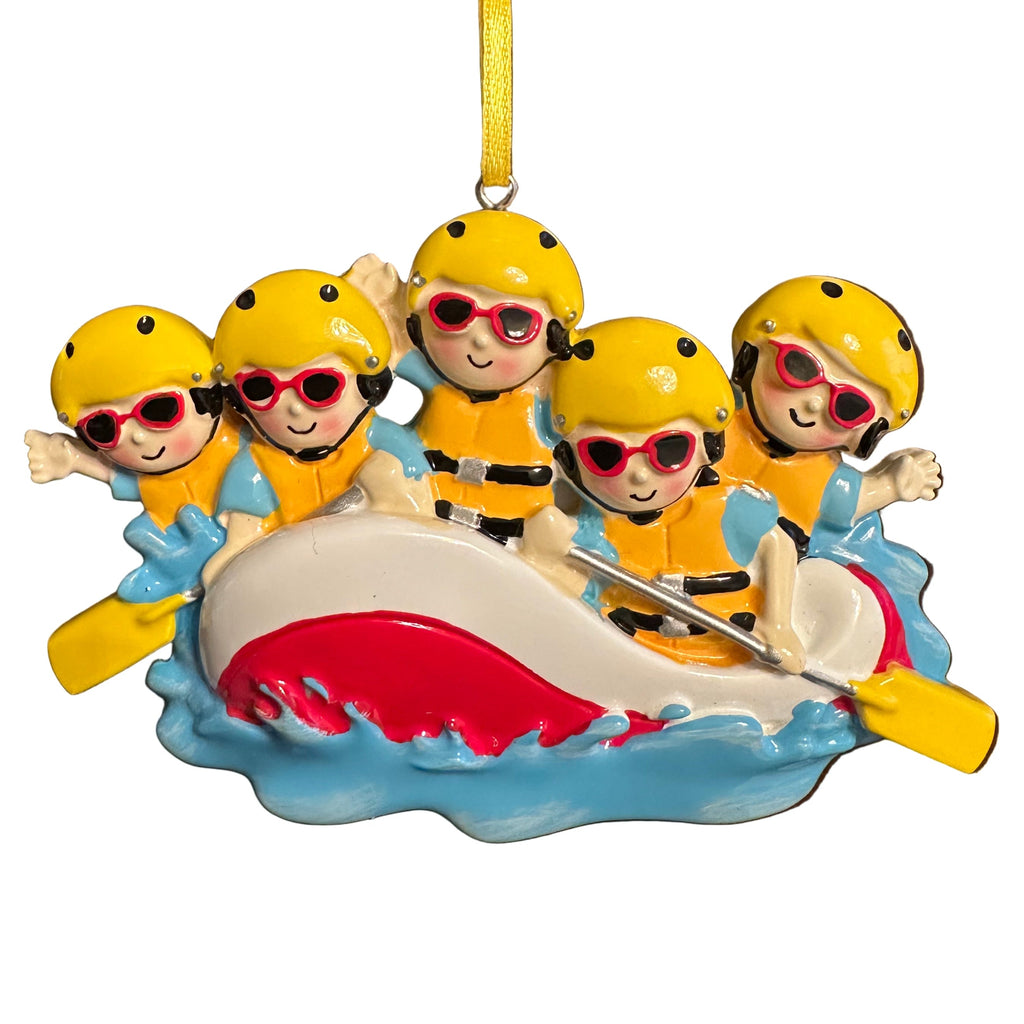 Whitewater Rafting Family of 5