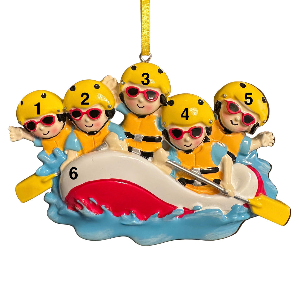 Whitewater Rafting Family of 5