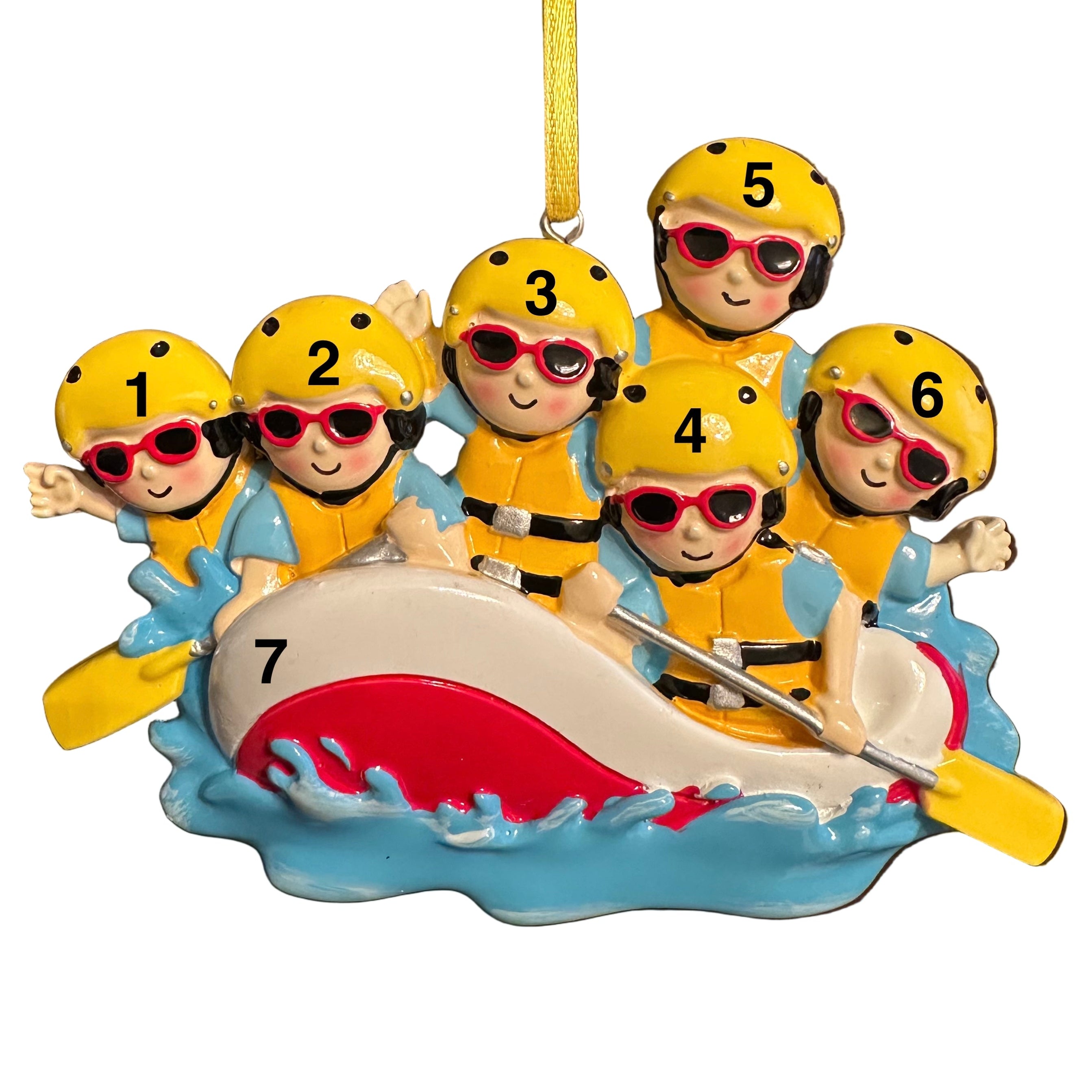 Whitewater Rafting Family of 6